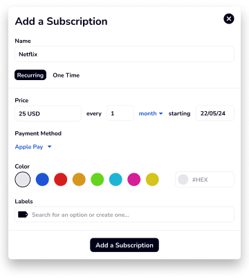 Add a Subscription